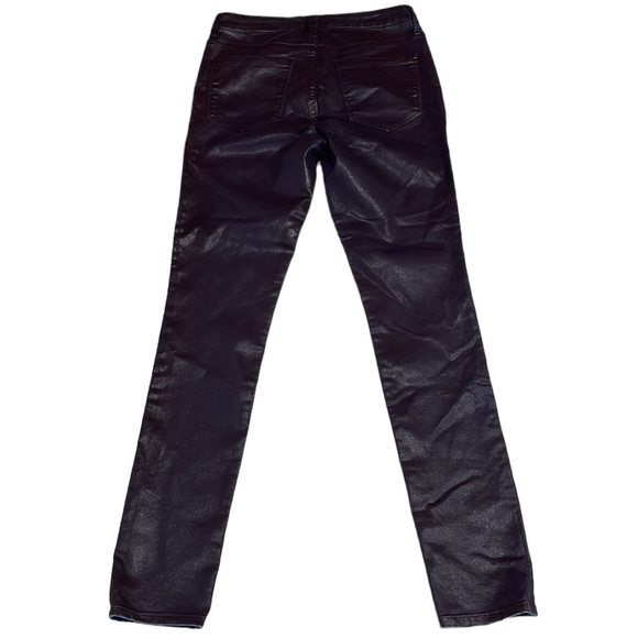 ROBERT RODRIGUEZ Jeans Waxed Denim Burgundy High Rise Mi Cielo Size 29 - Picture 2 of 10